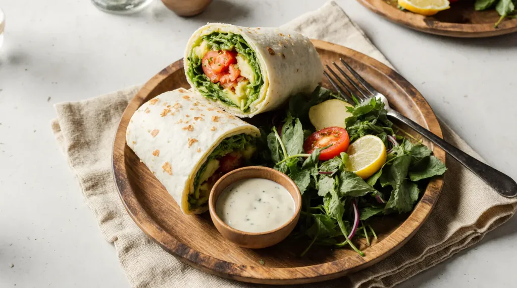 fiche recette sauce pour wrap végétarien
