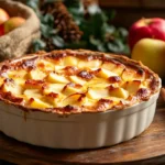 Clafoutis aux pommes doré
