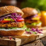 Hamburger végétarien – Délicieux, 5 idées et simple à réaliser 2 hamburger végétarien maison savoureux