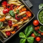 Pâtes végétariennes : 3 recettes incontournables, faciles et gourmandes 2 pates-pesto-legumes.jpg