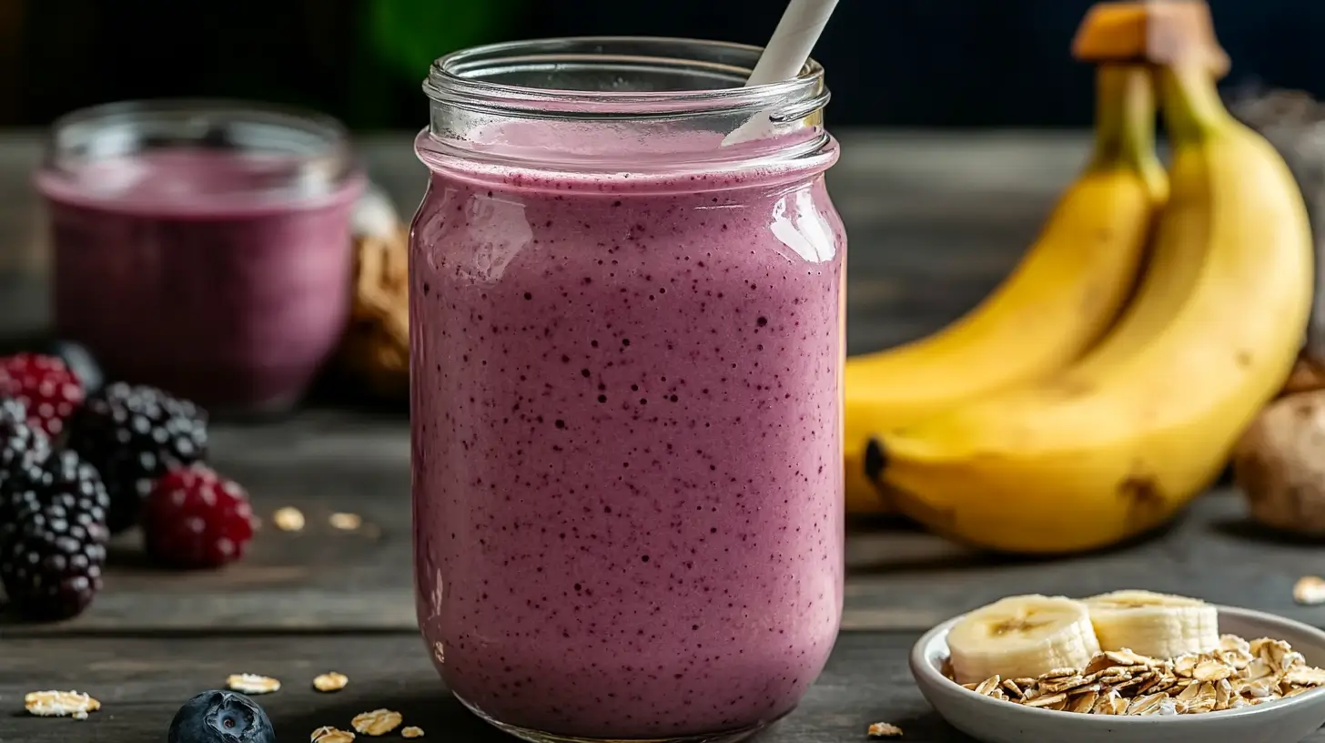 smoothie-petit-dejeuner smoothie petit déjeuner végétarien