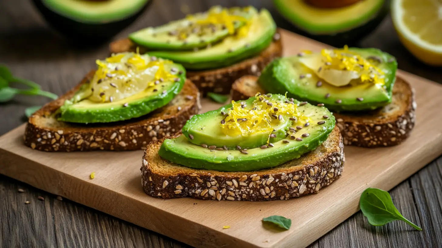 tartine-avocat-citron tartine avocat citron végétarien