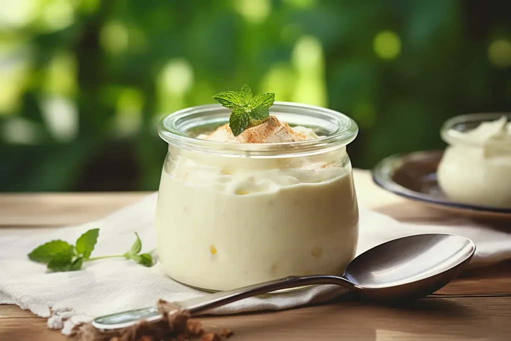 dessert crème vanille maison en verrine