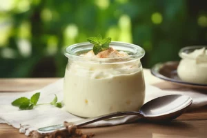 dessert crème vanille maison en verrine