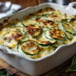 Gratin de courgettes et riz prêt à servir