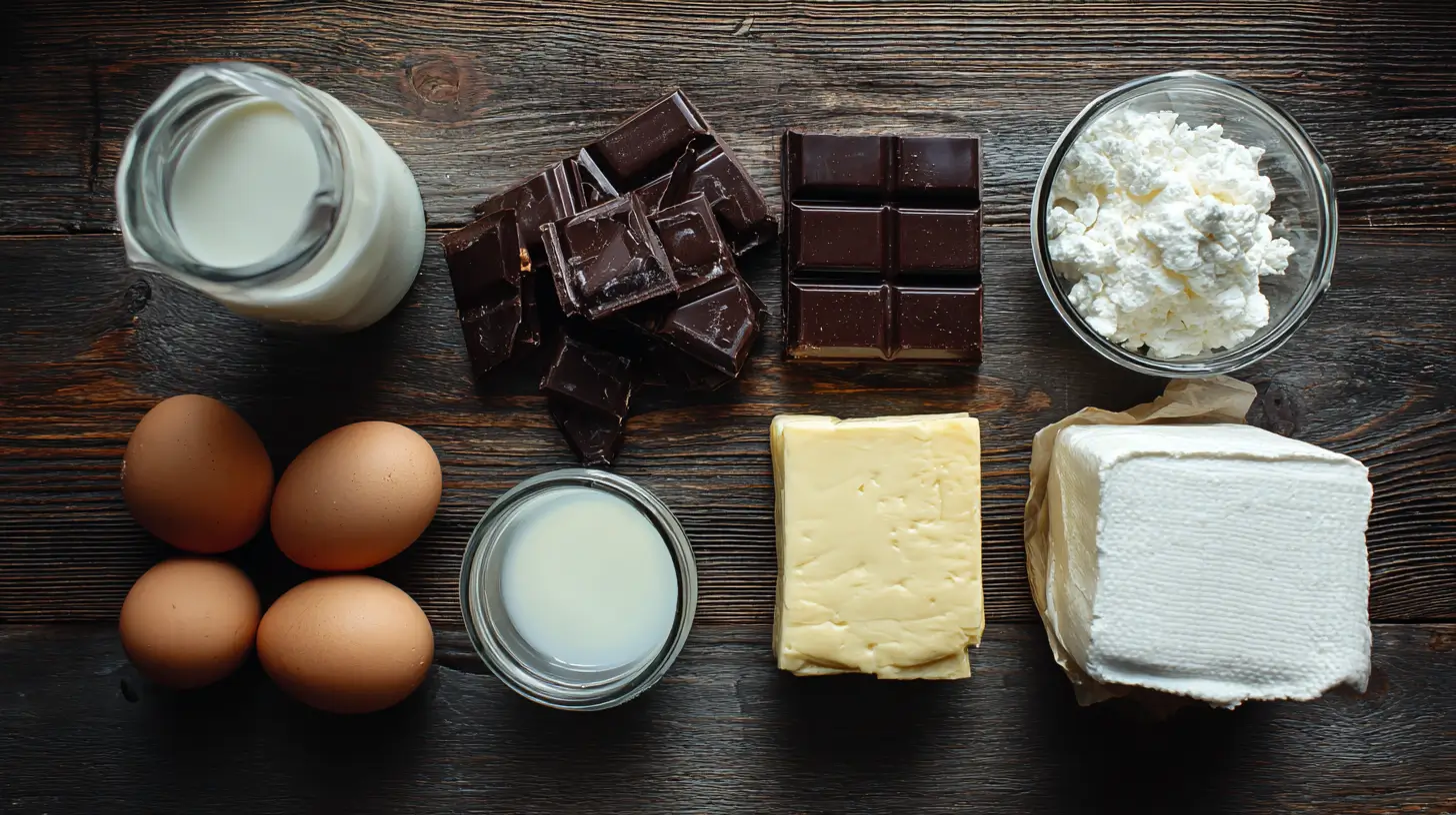 ingredients-mousse-chocolat ingrédients pour mousse au chocolat classique et végétarienne