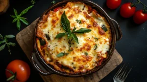 lasagne végétarienne maison dorée au four