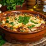 Moussaka libanaise – Recette facile, 7 épices et végétarienne 2 moussaka libanaise en plat traditionnel