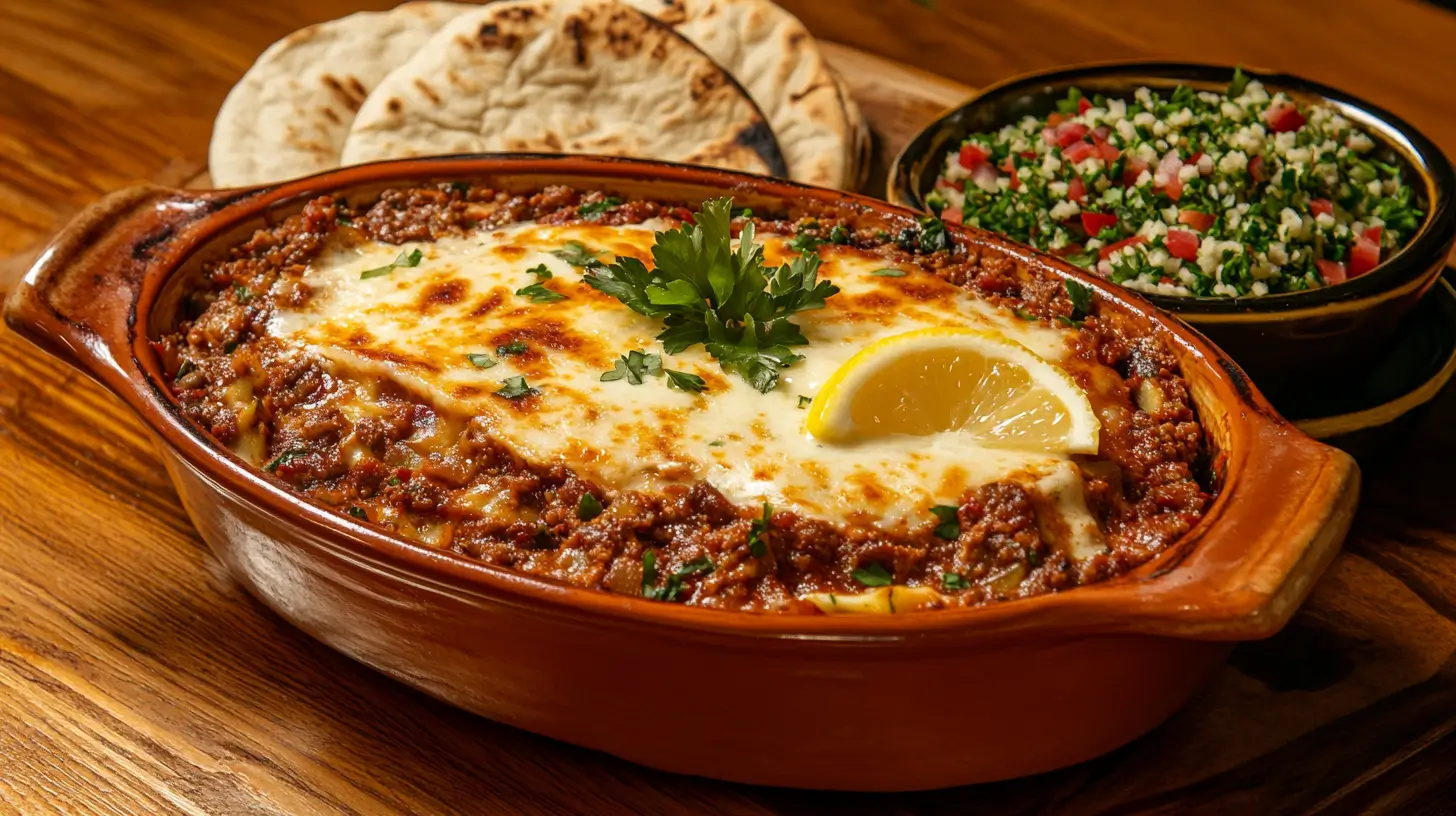 service-moussaka-libanaise service de la moussaka libanaise