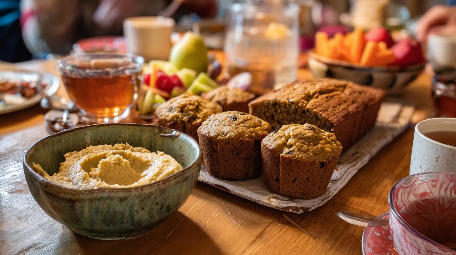 gouter-entre-adultes-convivial Goûter entre adultes convivial avec recettes végétariennes