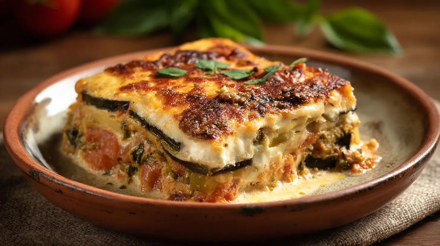 lasagnes-legumes-ricotta Lasagnes végétariennes aux légumes d’été et ricotta