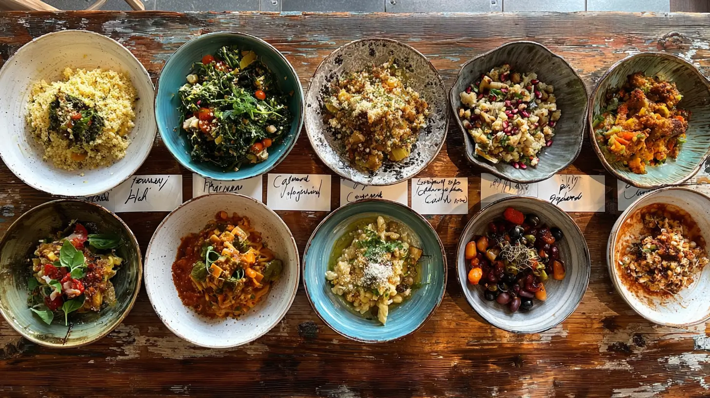 menu-vegetarien-semaine-38 Menu végétarien de la semaine 38 avec 7 dîners colorés de saison