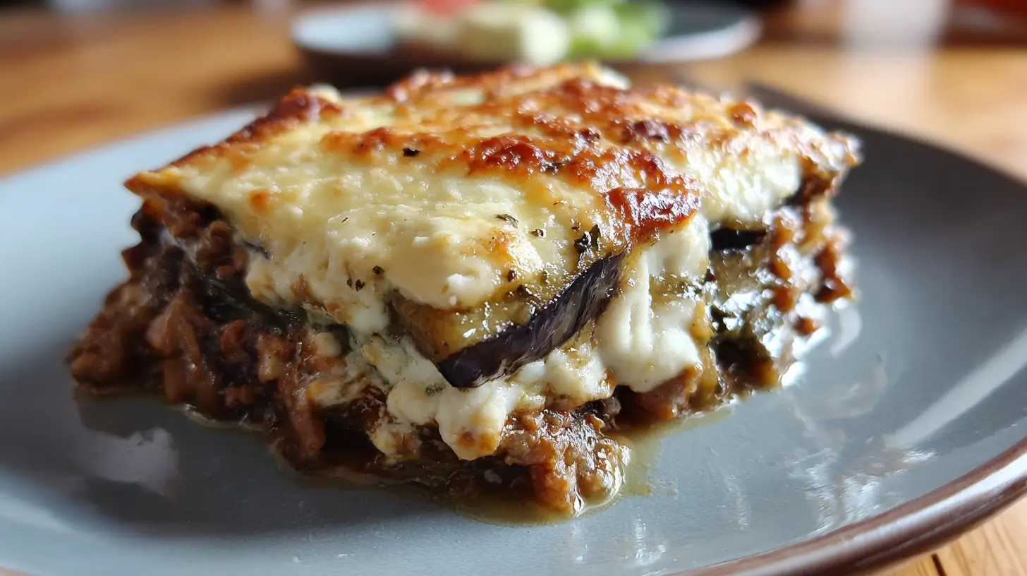 moussaka-vegetarienne-lentilles moussaka végétarienne lentilles gratinée