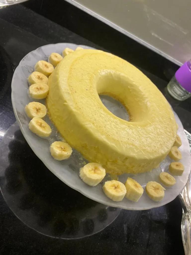 Flan à la banane