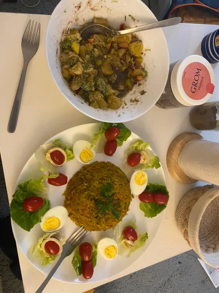 Riz aux lentilles épicé